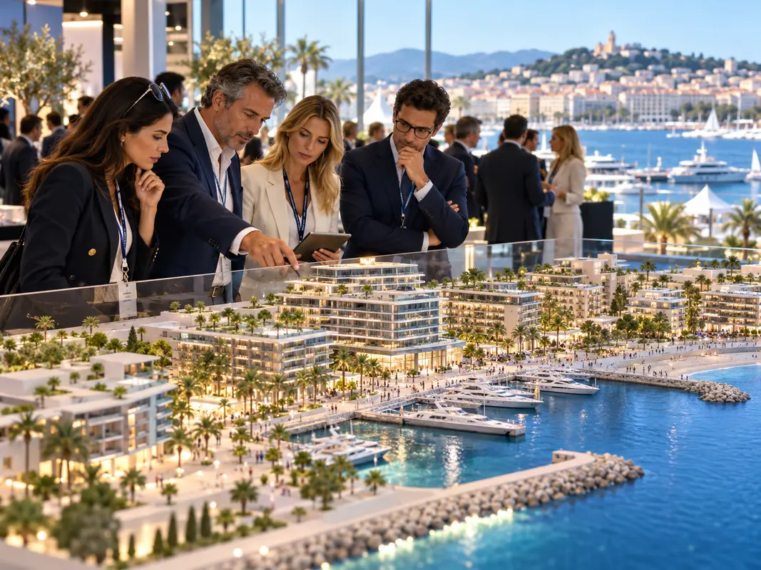 Illustration audiovisuelle pour le congrès MIPIM à Cannes